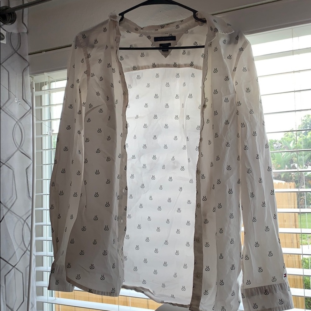 Tommy Hilfiger button up long sleeve.